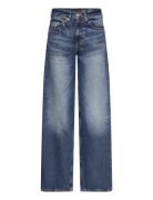 Rider Loose Bottoms Jeans Wide Blue Lee Jeans