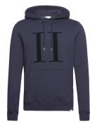 Encore Hoodie Smu Tops Sweat-shirts & Hoodies Hoodies Navy Les Deux