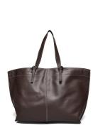 Glossy Aubrey Bag Shopper Veske Brown Becksöndergaard