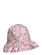 Bell Hat W/Print Solhatt Pink Melton