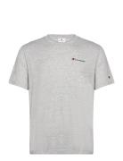 Ss Tee Tops T-shirts Short-sleeved Grey Champion