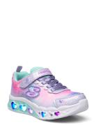 Girls Flutter Heart Lights - Simply Love Lave Sneakers Multi/patterned...