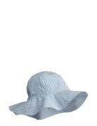 Amelia Stripe Sun Hat Solhatt Blue Liewood