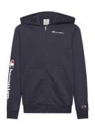 Hooded Full Zip Sweatshirt Sport Sweat-shirts & Hoodies Hoodies Navy C...