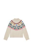 Gimlassi Tops Knitwear Pullovers Cream Molo