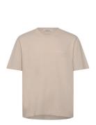 Pro. Designers T-shirts Short-sleeved Beige Tiger Of Sweden