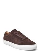 Theodor Suede Sneaker Lave Sneakers Brown Les Deux