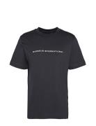 B.intl Motored T-Shirt Designers T-shirts Short-sleeved Black Barbour