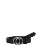 Konrasmi Pu Jeans Belt Belte Black Kids Only