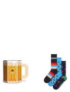 3-Pack Wurst And Beer Socks Gift Set Underwear Socks Regular Socks Nav...