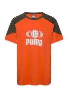 Active Sports Poly Tee B Tops T-shirts Short-sleeved Orange PUMA