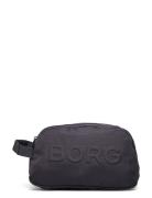 Borg Embossed Wash Bag Toalettveske Grey Björn Borg