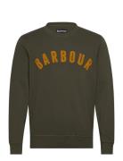 Barbour Prep Logo Crew Tops Sweat-shirts & Hoodies Sweat-shirts Green ...