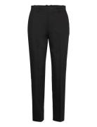 Straight Suit Trousers Bottoms Trousers Suitpants Black Mango