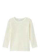 Nmfwang Wool Needle Ls Top Solid Noos Tops T-shirts Long-sleeved T-shi...