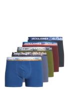 Jacwayne Solid Trunks 5 Pack Boksershorts Blue Jack & J S