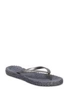 Flipflop With Glitter Shoes Summer Shoes Sandals Flip Flops Silver Ils...