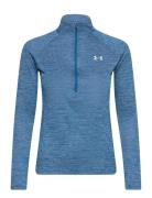 Tech 1/2 Zip - Twist Sport T-shirts & Tops Long-sleeved Blue Under Arm...