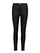 Onlroyal Life Hw Sk Rock Coated Pim Noos Bottoms Trousers Leather Legg...