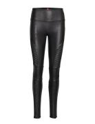 Moto Bottoms Leggings Black Spanx