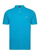 The Iconic Mesh Polo Shirt Designers Polos Short-sleeved Blue Polo Ral...