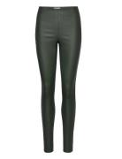 Objbelle Mw Coated Leggings Noos Bottoms Trousers Leather Leggings-Buk...