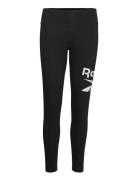 Reebok Identity Big Logo Cotton Leg Bottoms Leggings Black Reebok Perf...