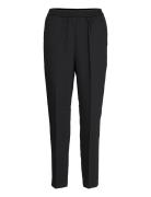 Malin - Classic Gabardine Bottoms Trousers Slim Fit Trousers Black Day...