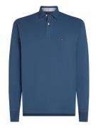 1985 Regular Ls Polo Tops Polos Long-sleeved Blue Tommy Hilfiger