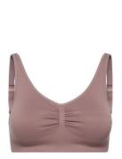 Bra Joy Seamless Top Lingerie Bras & Tops Soft Bras Tank Top Bras Purp...