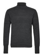 Wool Klemens Knit Tops Knitwear Turtlenecks Grey Mads Nørgaard