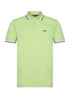 Paddy Sport Polos Short-sleeved Green BOSS