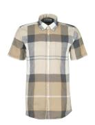 Barbour Douglas S/S Tf Designers Shirts Short-sleeved Beige Barbour