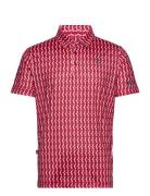 Monterey Golf Polo Sport Polos Short-sleeved Red Lexton Links