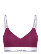 Lght Lined Bralette Lingerie Bras & Tops Soft Bras Tank Top Bras Purpl...