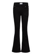 Grtexas Low Flare Black Bottoms Jeans Wide Jeans Black Grunt