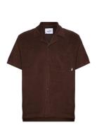 Mays Towel Shirt Designers Shirts Short-sleeved Brown Woodbird