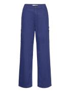 Gittesw Trousers Bottoms Trousers Cargo Pants Blue Sofie Schnoor