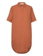 Vilde Tunique Gots Tops Tunics Orange Basic Apparel