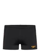 Mens Tech Panel Aquashort Sport Shorts Black Speedo