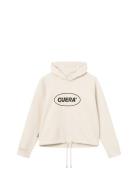 Cropped Merch Hoodie Sport Sweat-shirts & Hoodies Hoodies Cream Cuera