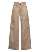 Pants Bottoms Jeans Wide Jeans Beige Sofie Schnoor Young