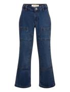 Trousers Bottoms Jeans Wide Jeans Blue Sofie Schnoor Young