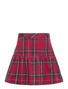 Skirt Check Dresses & Skirts Skirts Short Skirts Red Lindex