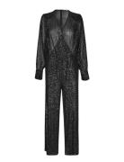 Moonshine Jumpsuit Bottoms Jumpsuits Black Second Female