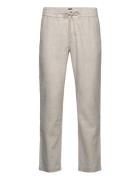 Sanderson-L Bottoms Trousers Casual Cream BOSS