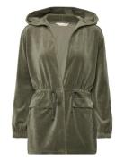 Carola Cardigan Tops Sweat-shirts & Hoodies Hoodies Green ODD MOLLY