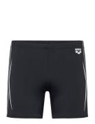 Men's Arena Feather Swim Mid Jammer Black Sport Shorts Black Arena