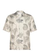 Saoscar Ax Shirt 10527 Designers Shirts Short-sleeved Cream Samsøe Sam...