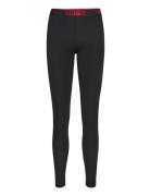 Sporty Logo_Leggings Bottoms Leggings Black HUGO